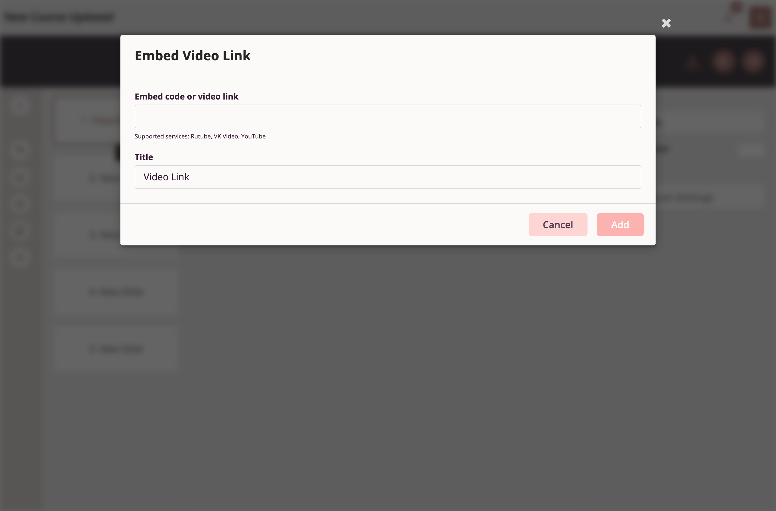 Add Video