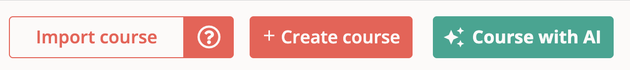 Create Course with AI