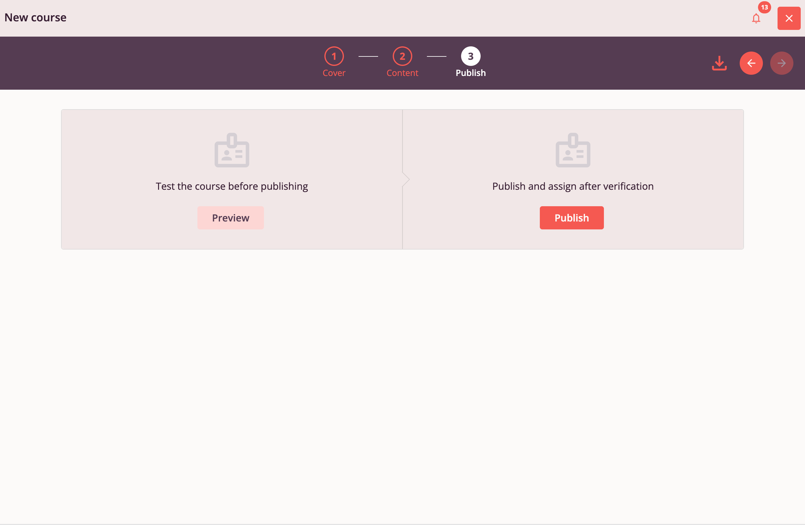 Publish and Preview Course